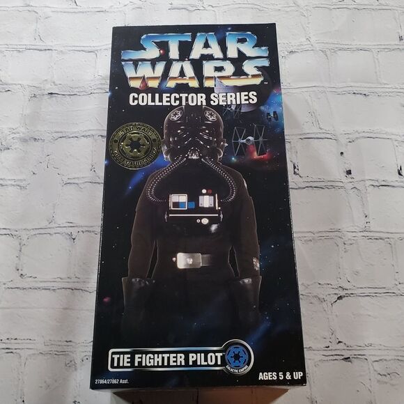 NIB Vintage Star Wars Collector Series Tie Fighter Pilot Figure